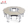 Adjustable Single Seat Desk And Chair For School